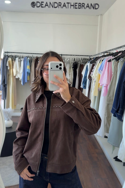 Brownie Suede Jacket