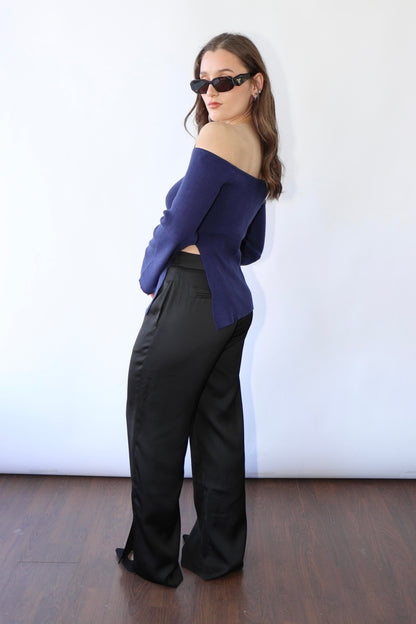 Off Shoulder Knit Top