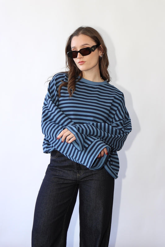 Striped Blue Sweater
