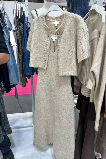 Knit Dress + Cardigan