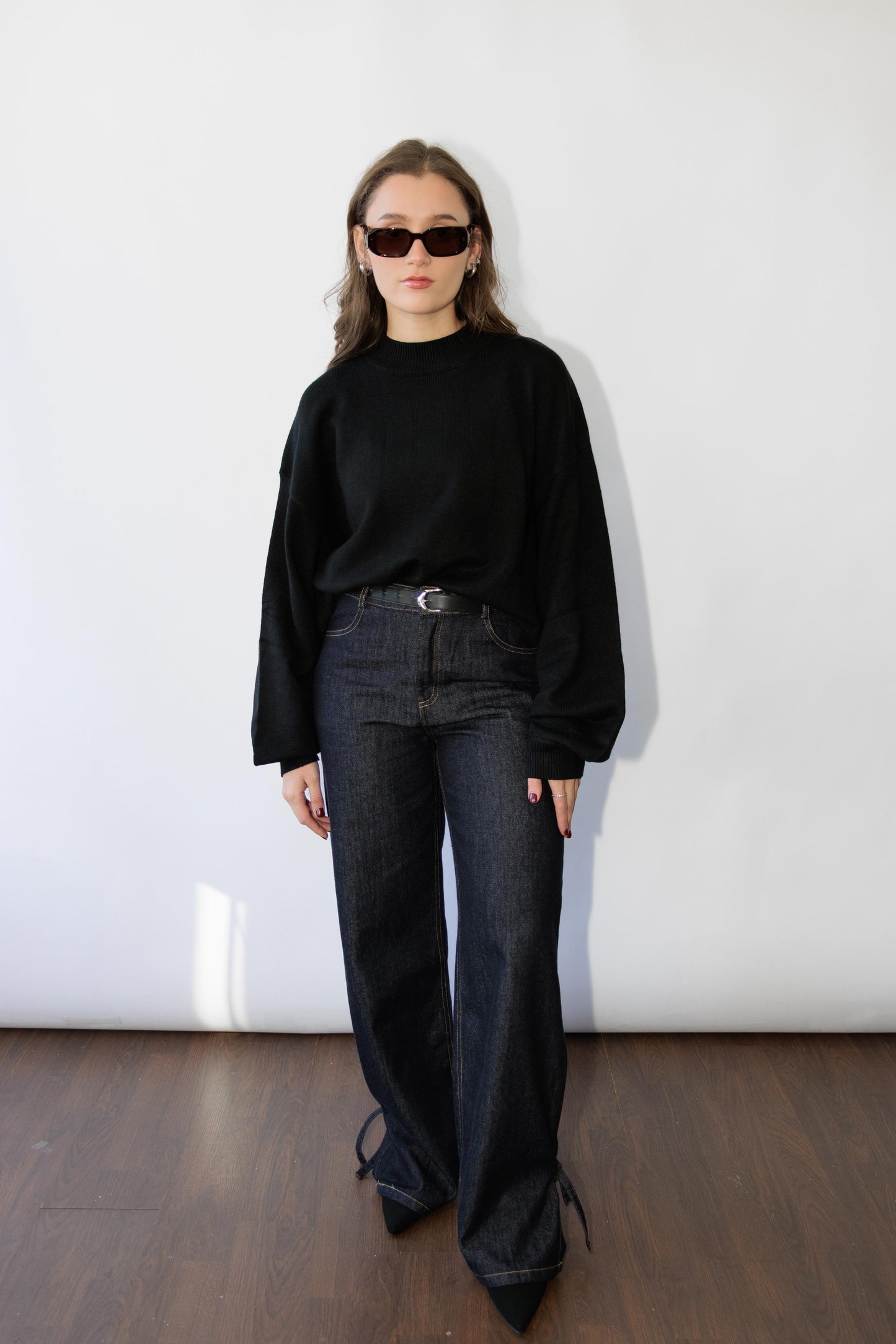 Black Oversized Sweater