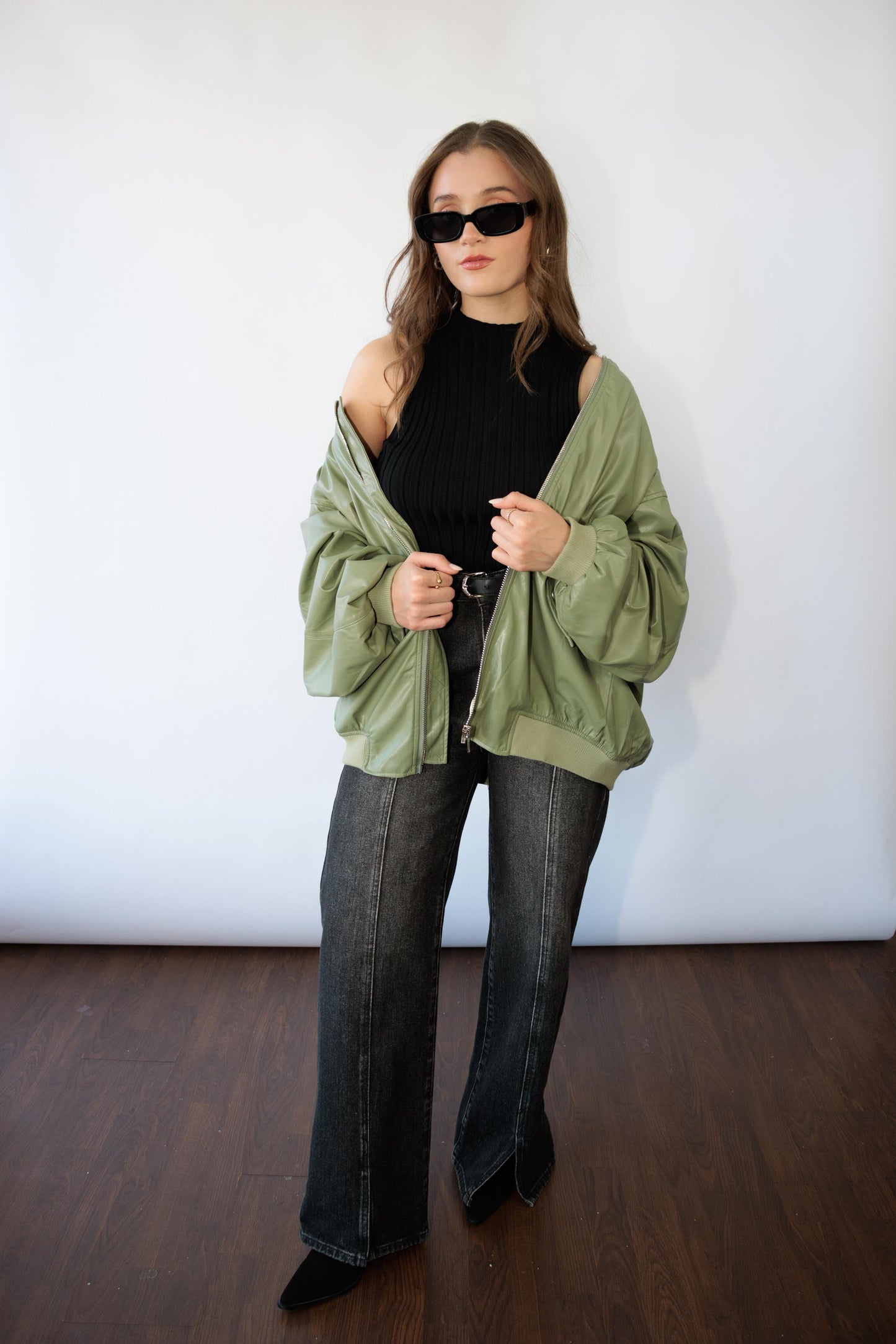 Sage Bomber Jacket