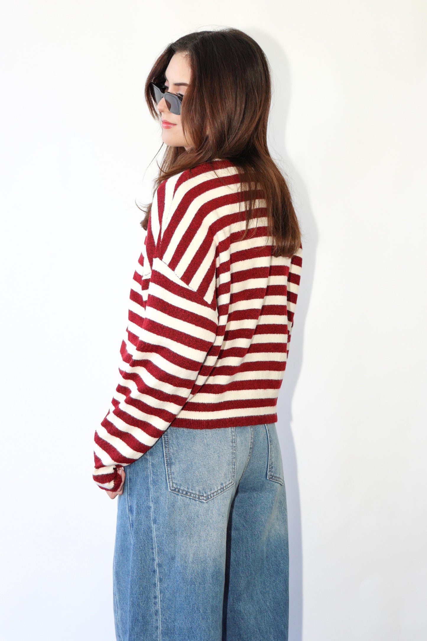 Kate Striped Cardigan