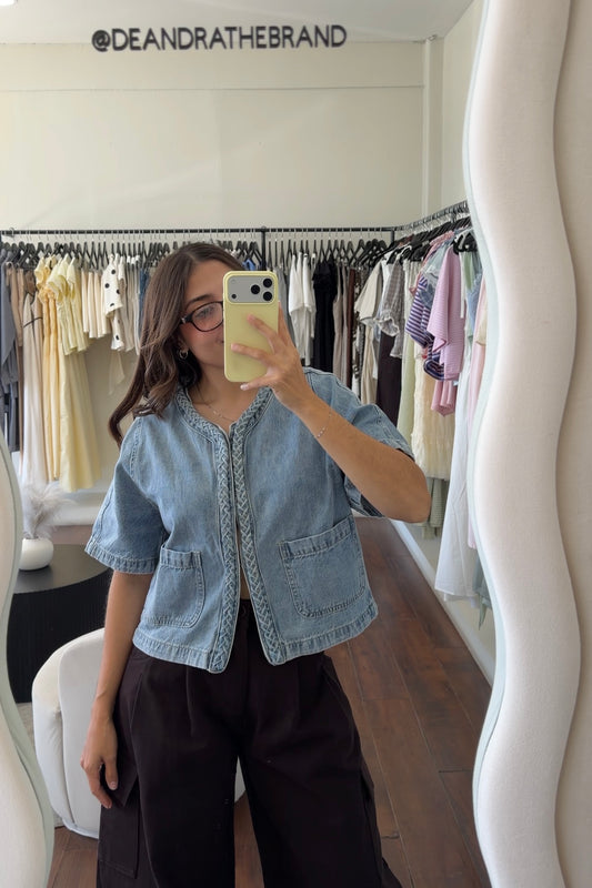 The Denim Cardigan