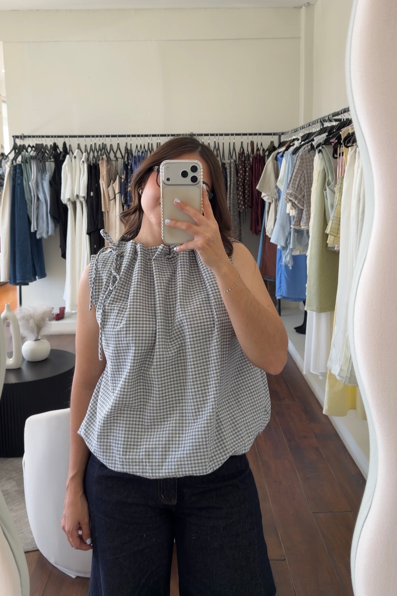 Gingham top