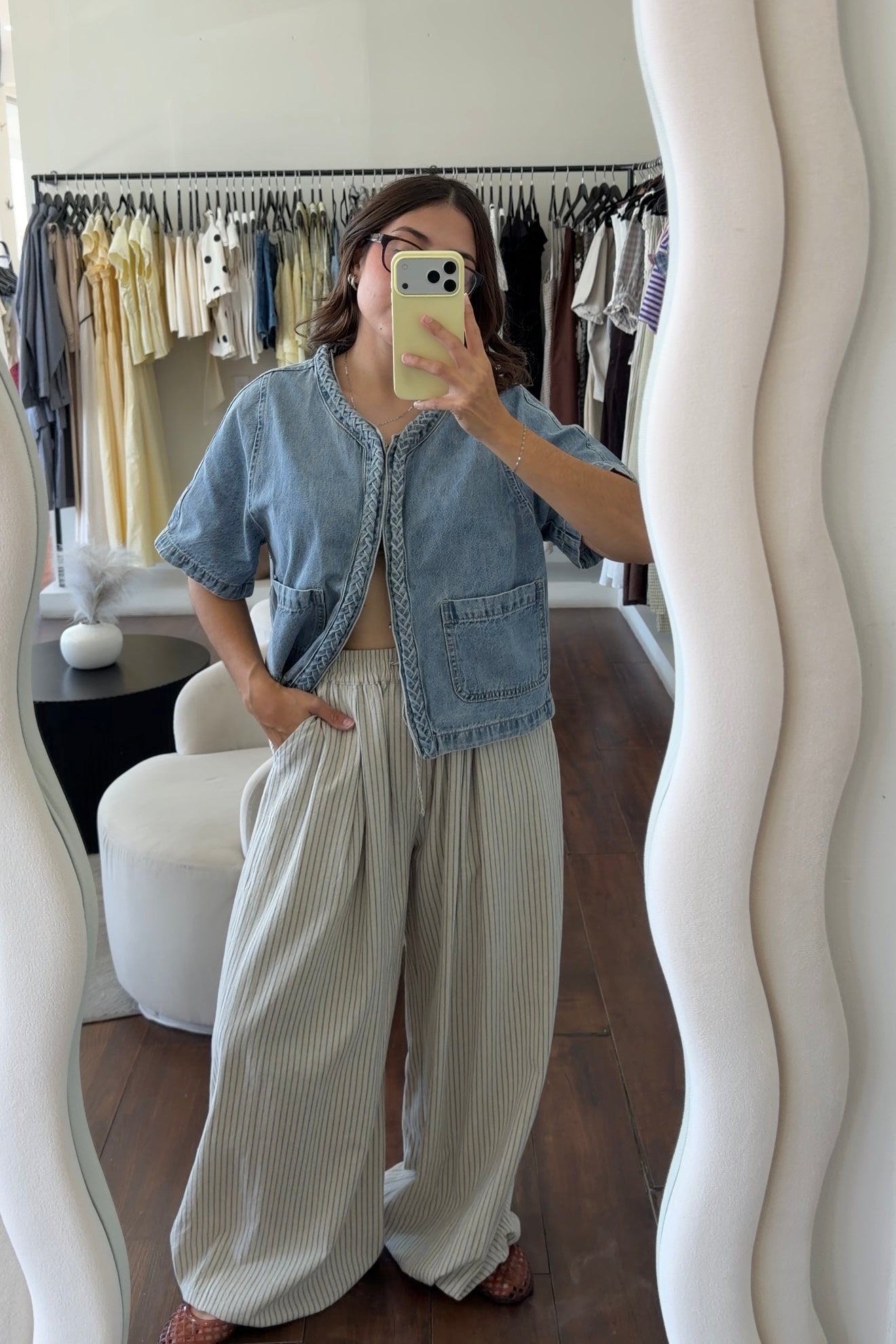 Linen Balloon Pants