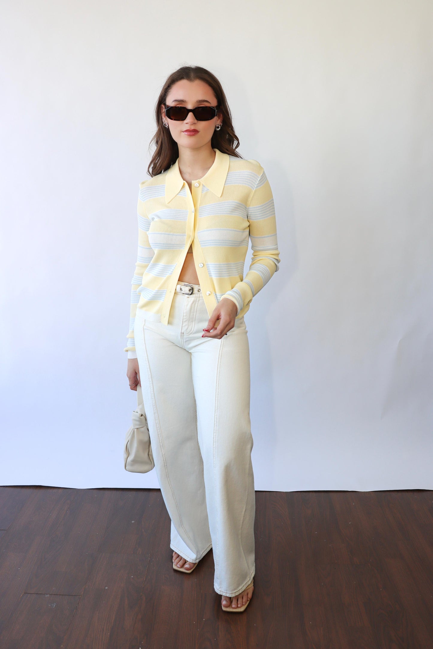 High-Waisted Bootcut Jeans