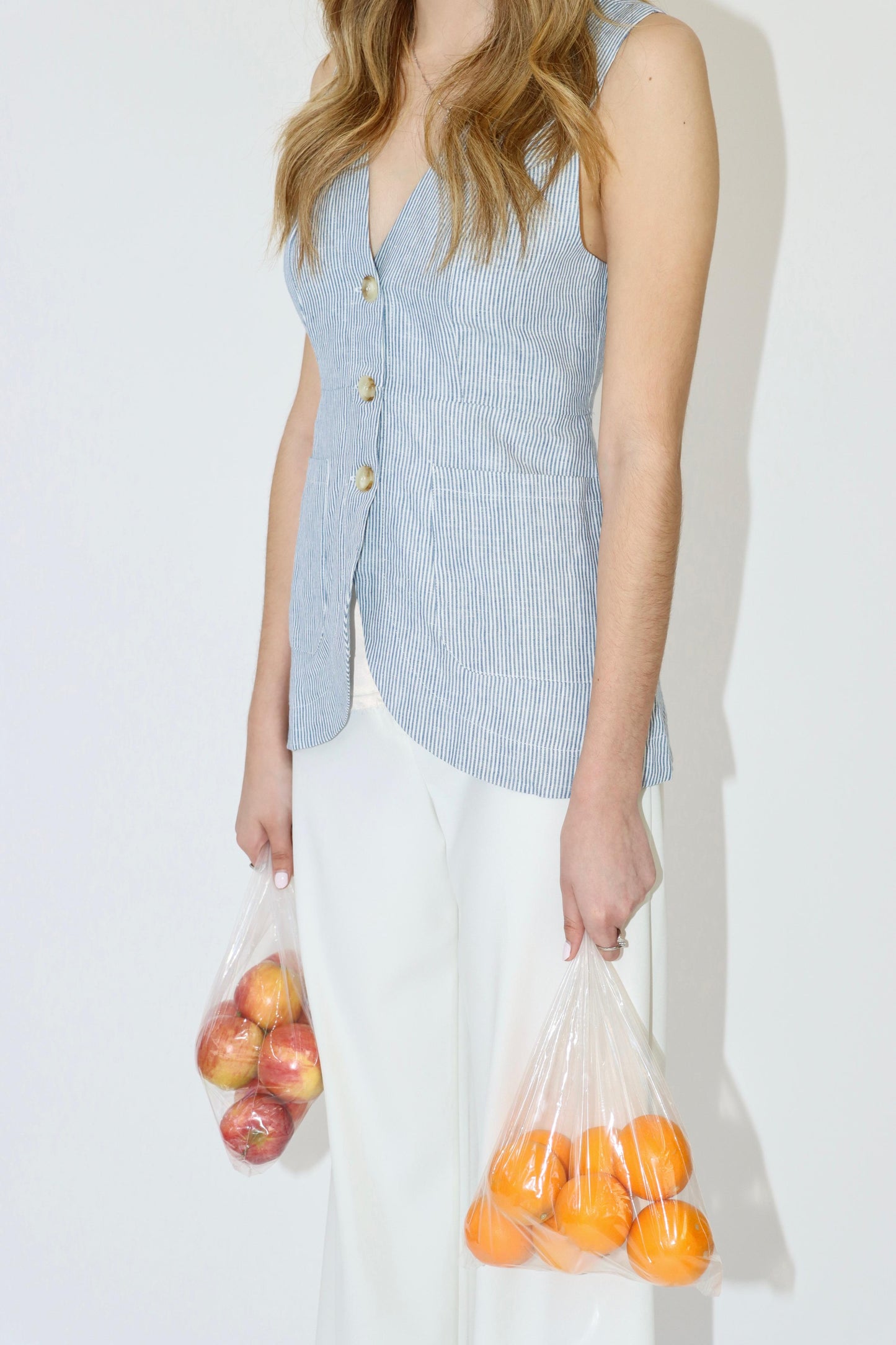 Aleah Linen Vest