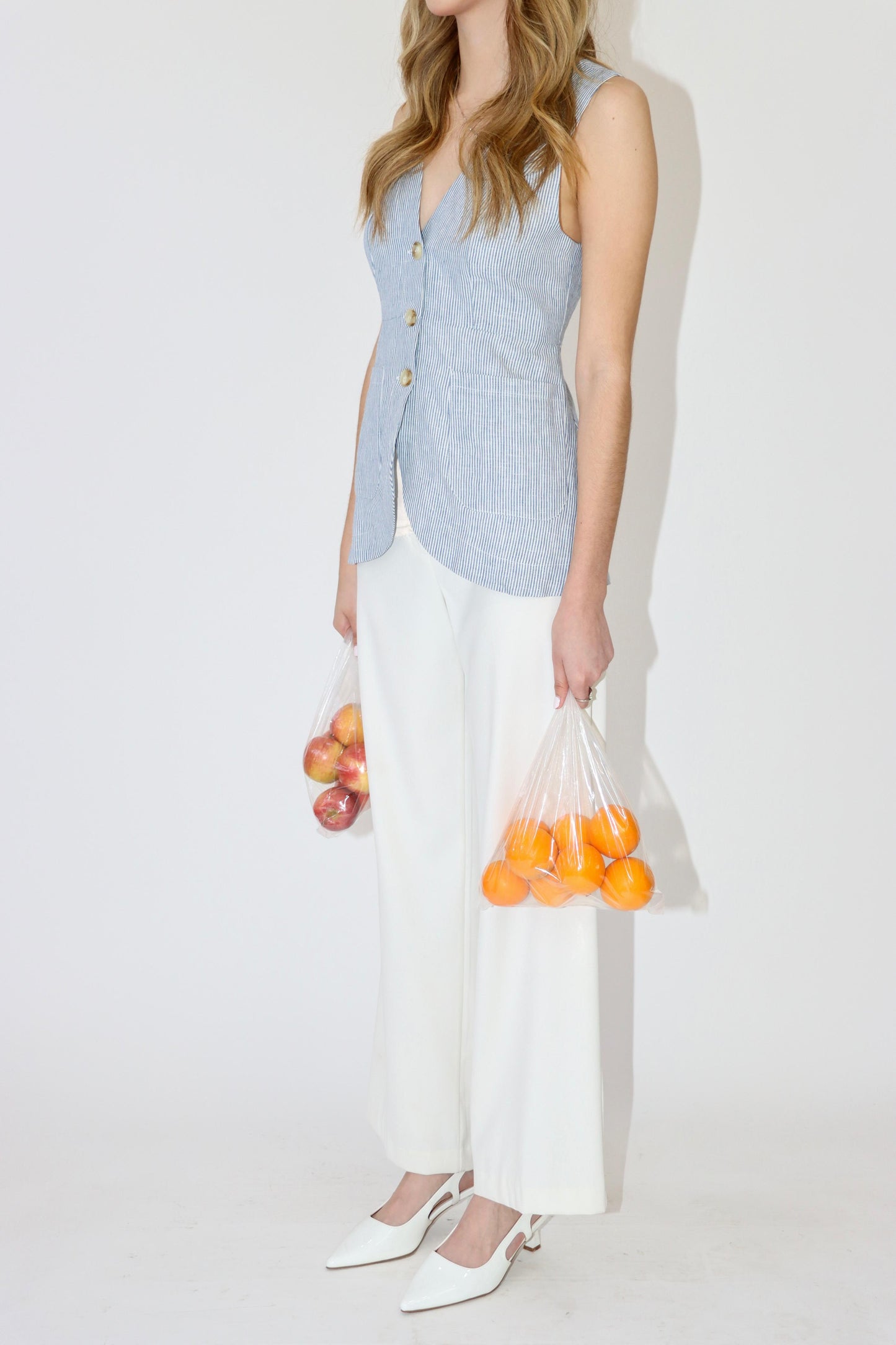 Aleah Linen Vest