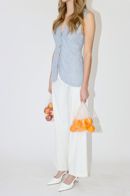 Aleah Linen Vest