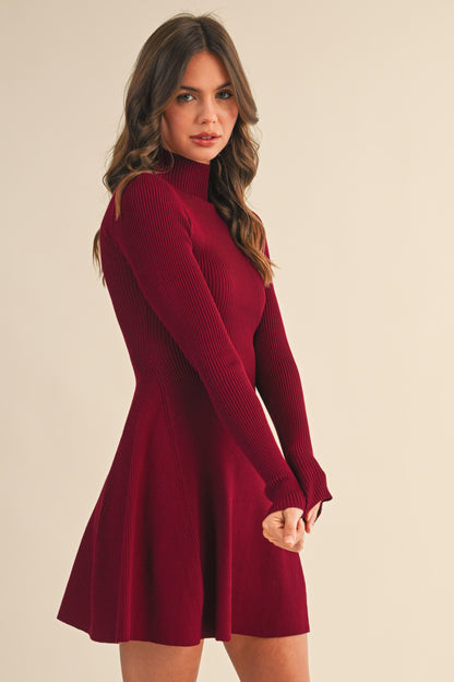 Burgundy Dress