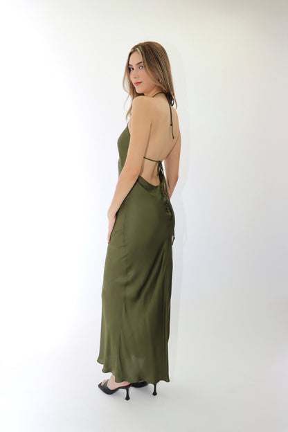 Oliver Satin Maxi Dress