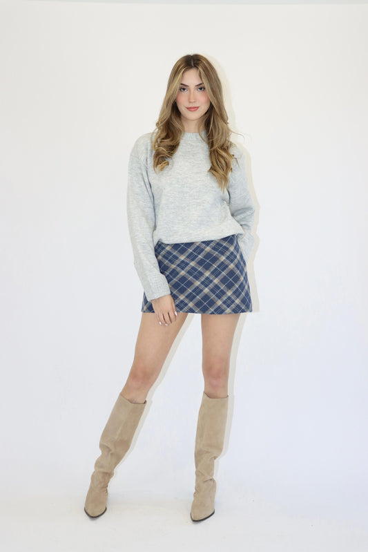 Vivian Plaid Mini Skirt