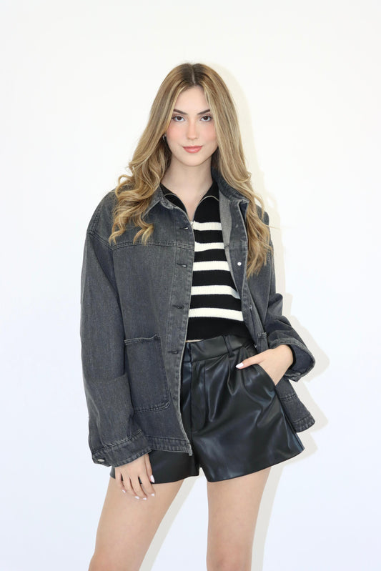 Thea Oversized Denim Jacket