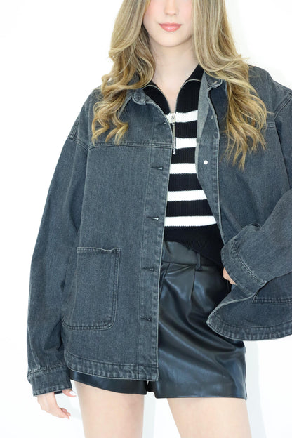 Thea Oversized Denim Jacket