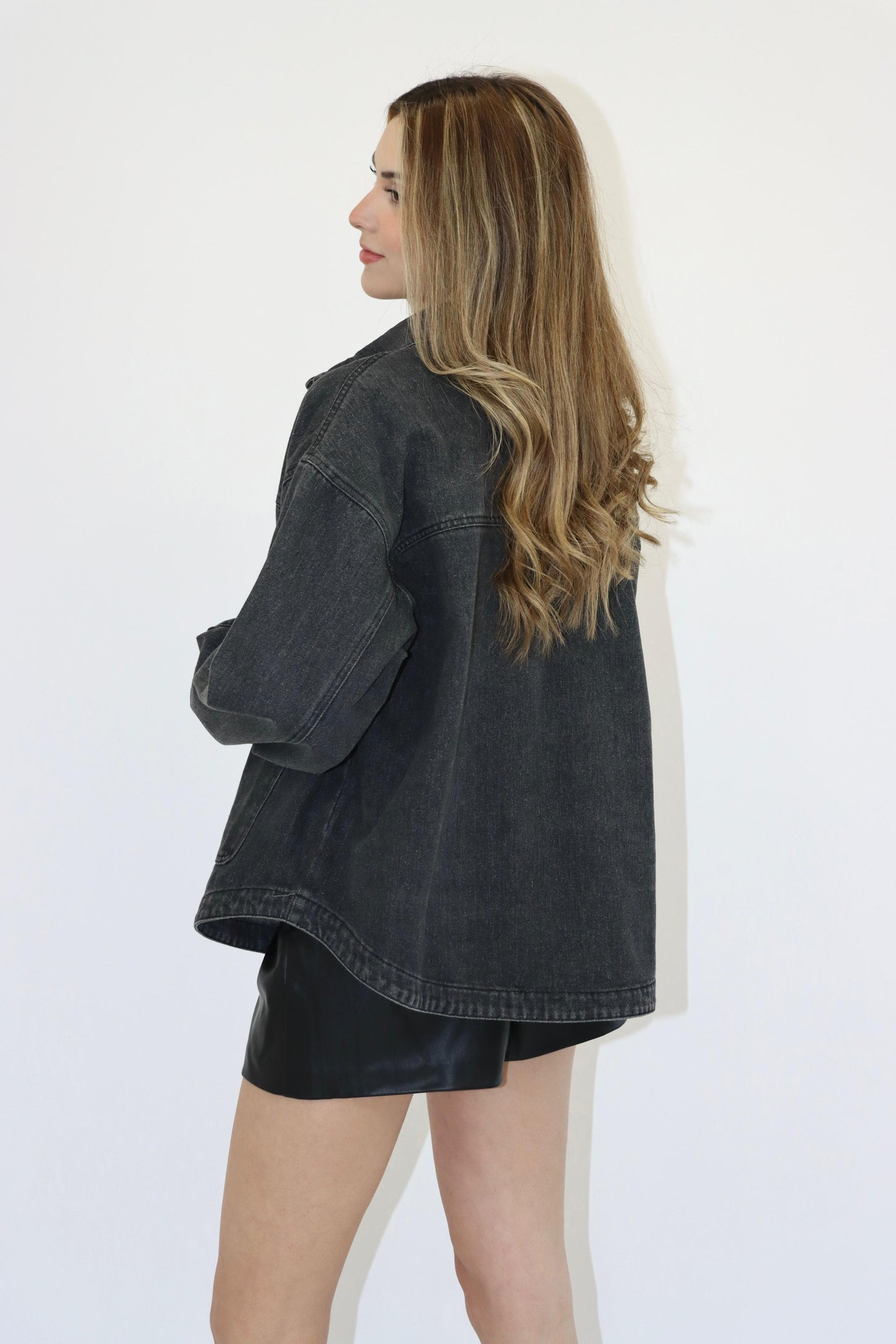 Thea Oversized Denim Jacket