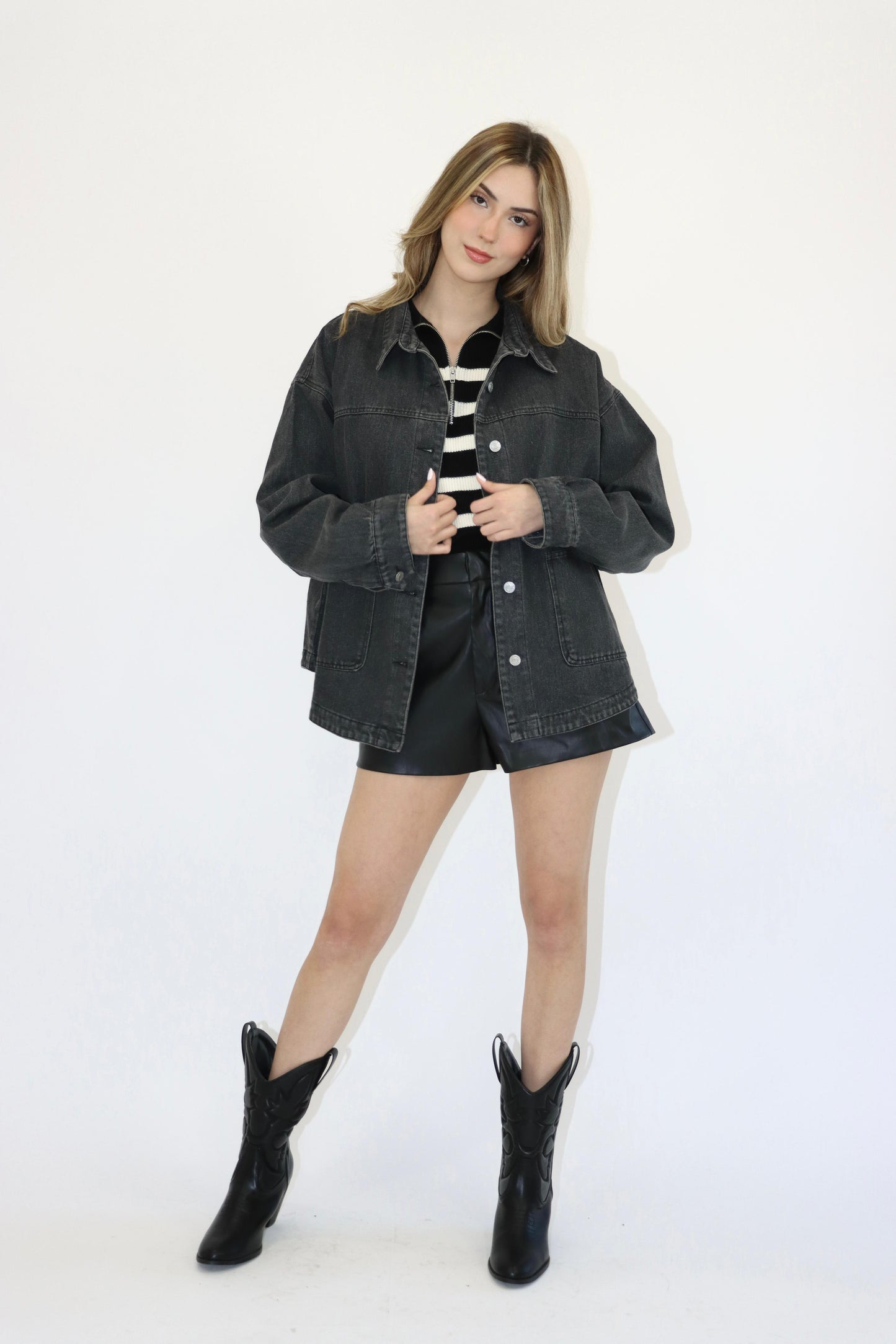 Thea Oversized Denim Jacket