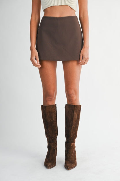 Brown Skort