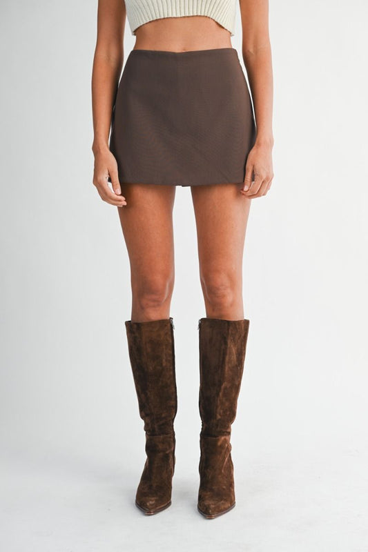 Brown Skort